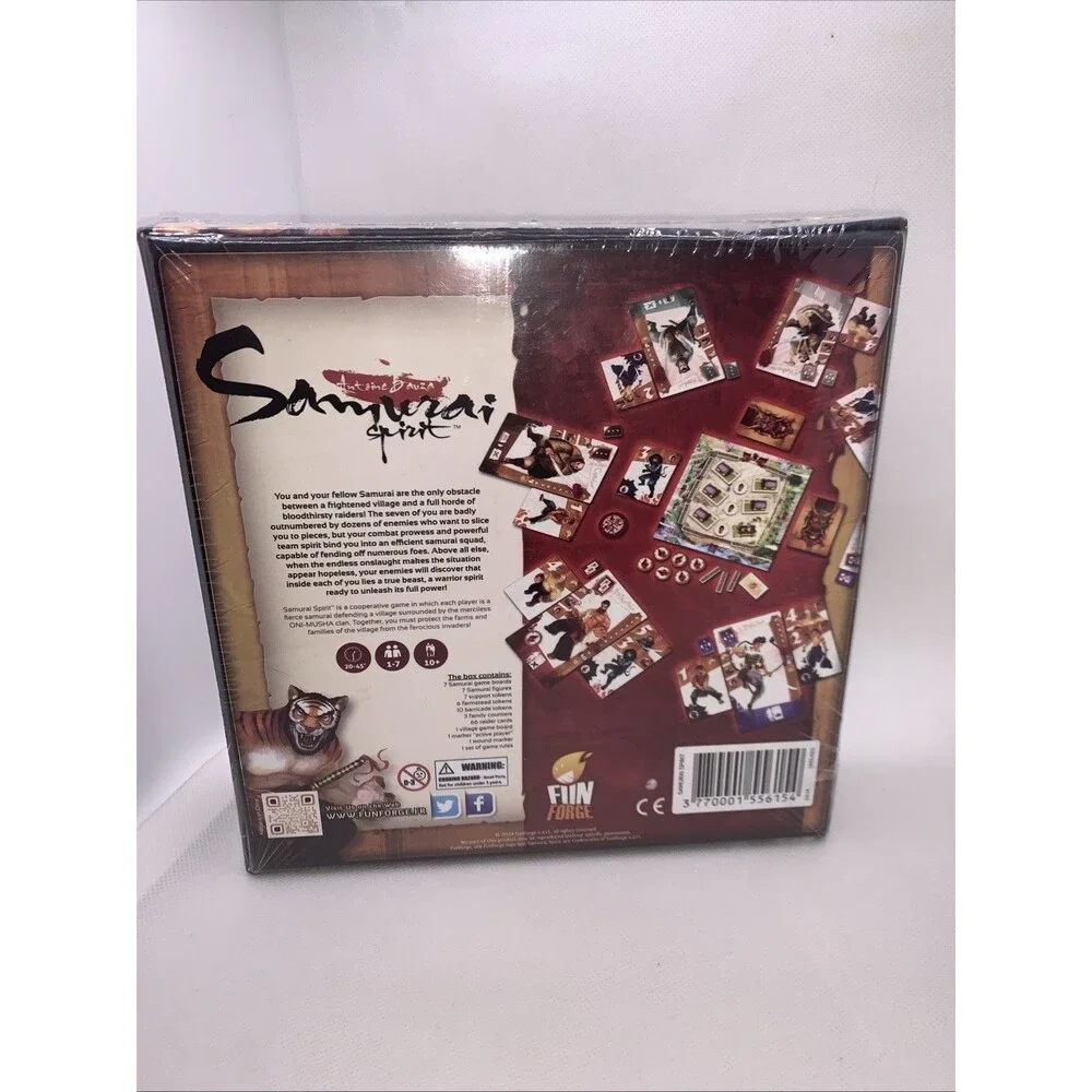 Samurai Spirit Board Game By Fun Forge Antoine Bauza 2014
